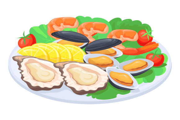 Download Shellfish Snack Platter. Oysters and Mus - Shellfish Collection